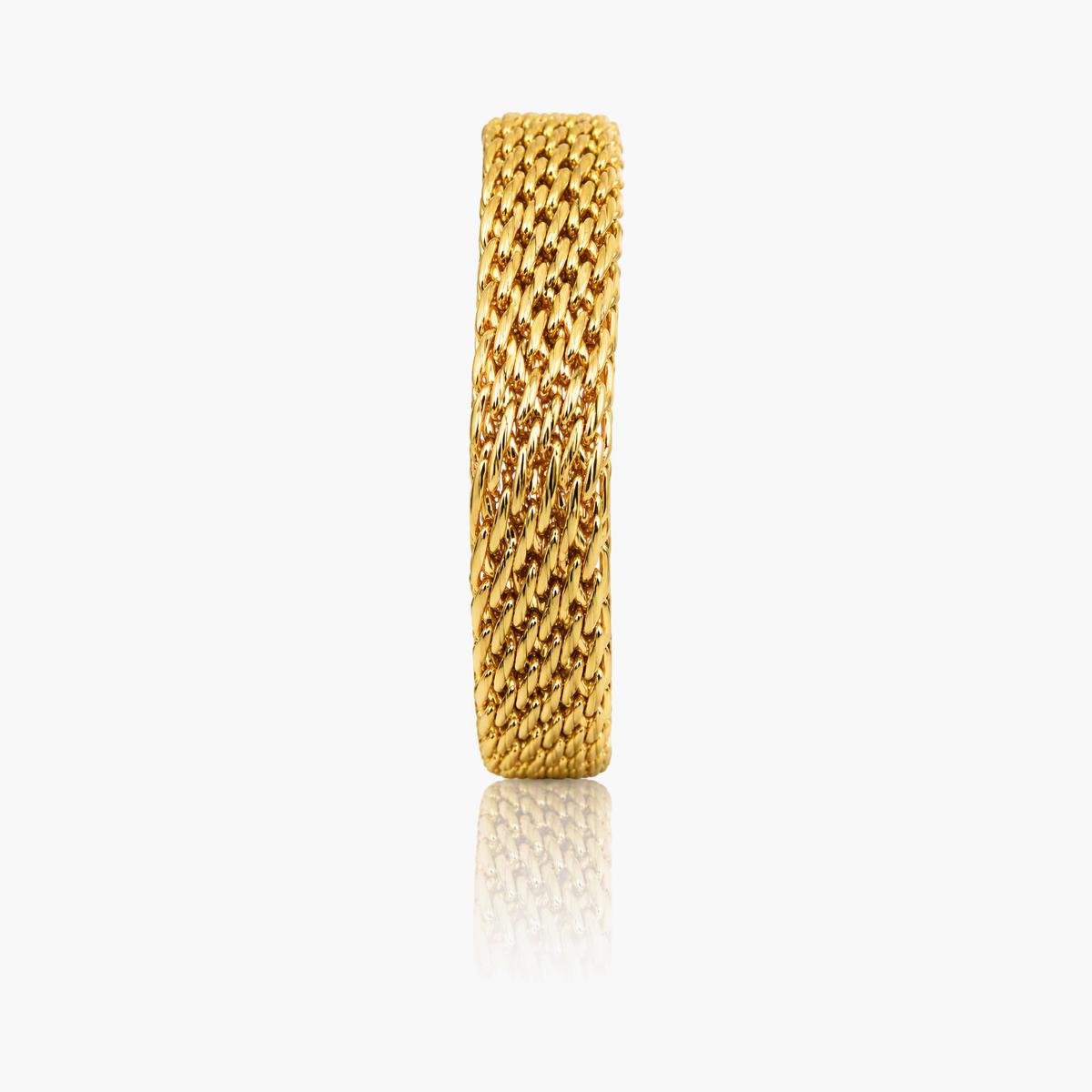 Chunky Woven Mesh Bracelet