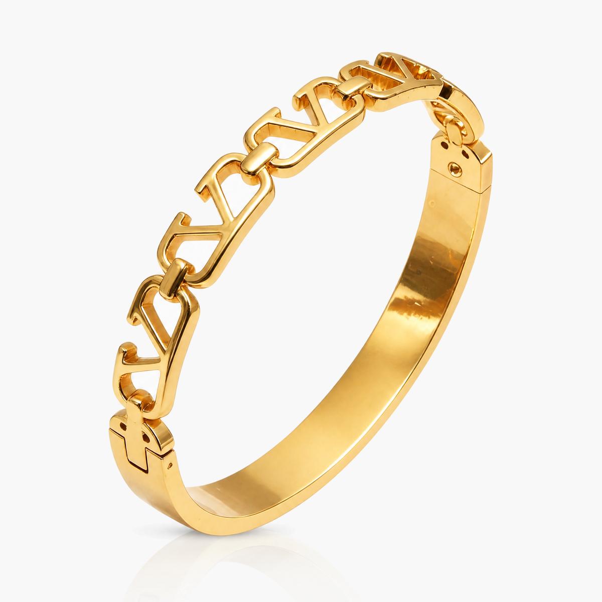 Trendy V-Link Hinge Bangle