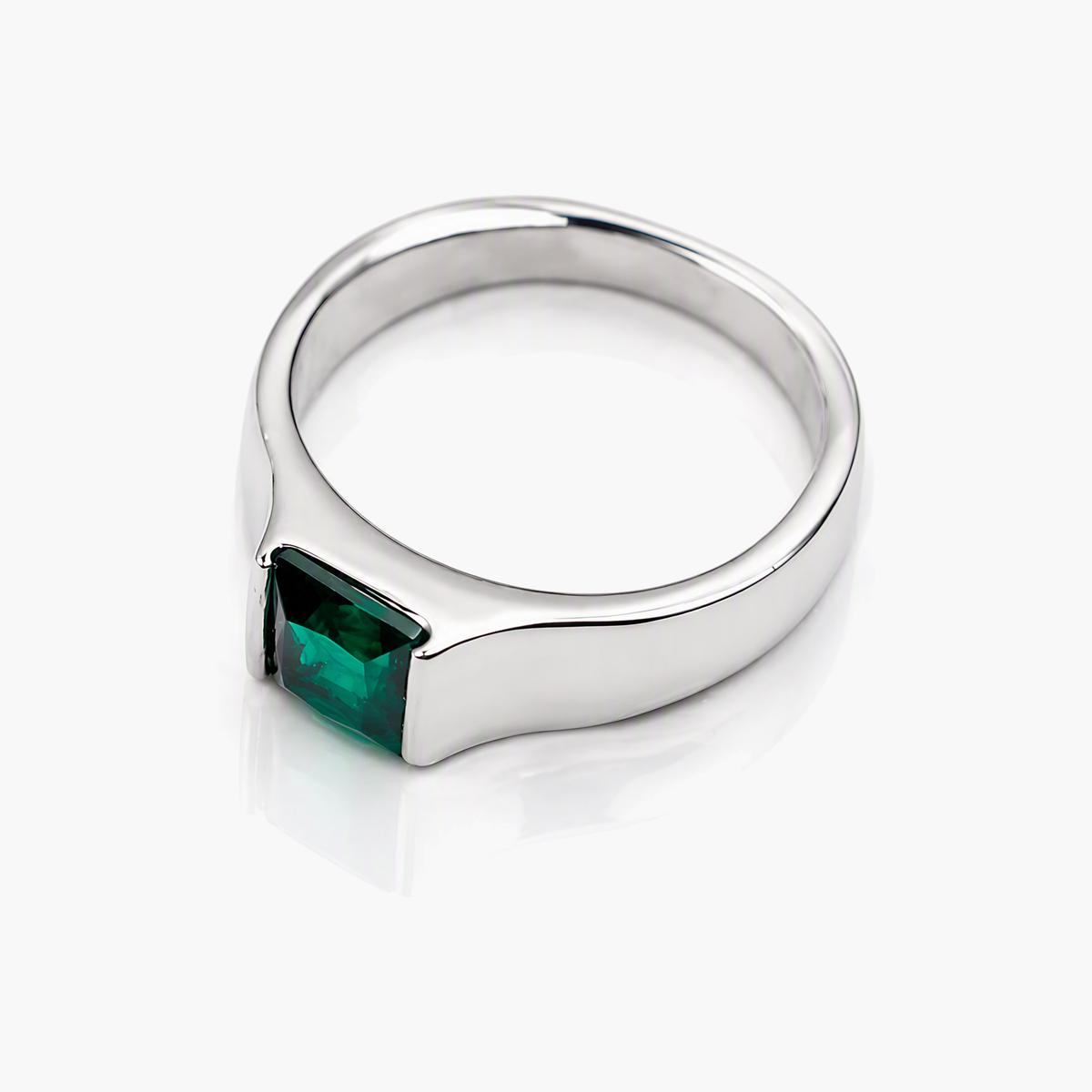 Minimalist Square Stone Ring