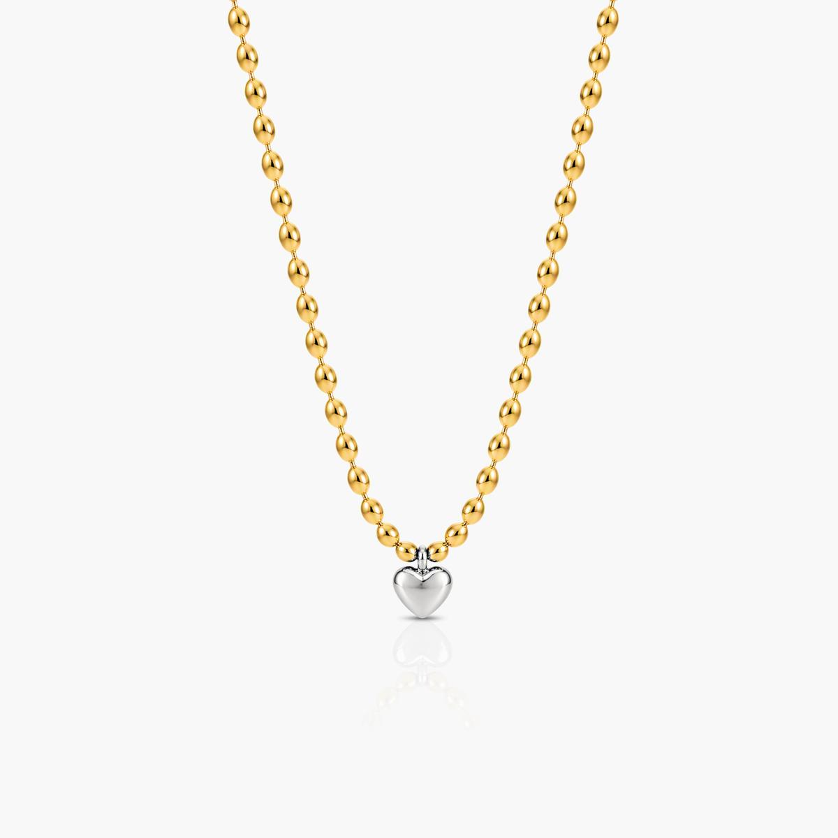 Dainty Heart Charm Necklace