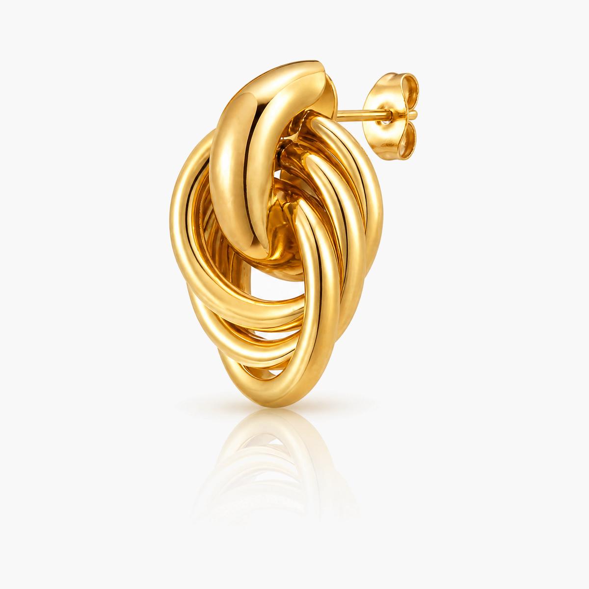 Twisted Knot Stud Earrings