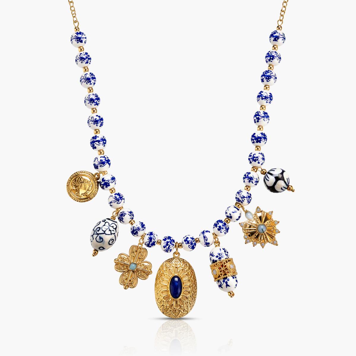 Vintage Four-Leaf Clover Charm Necklace
