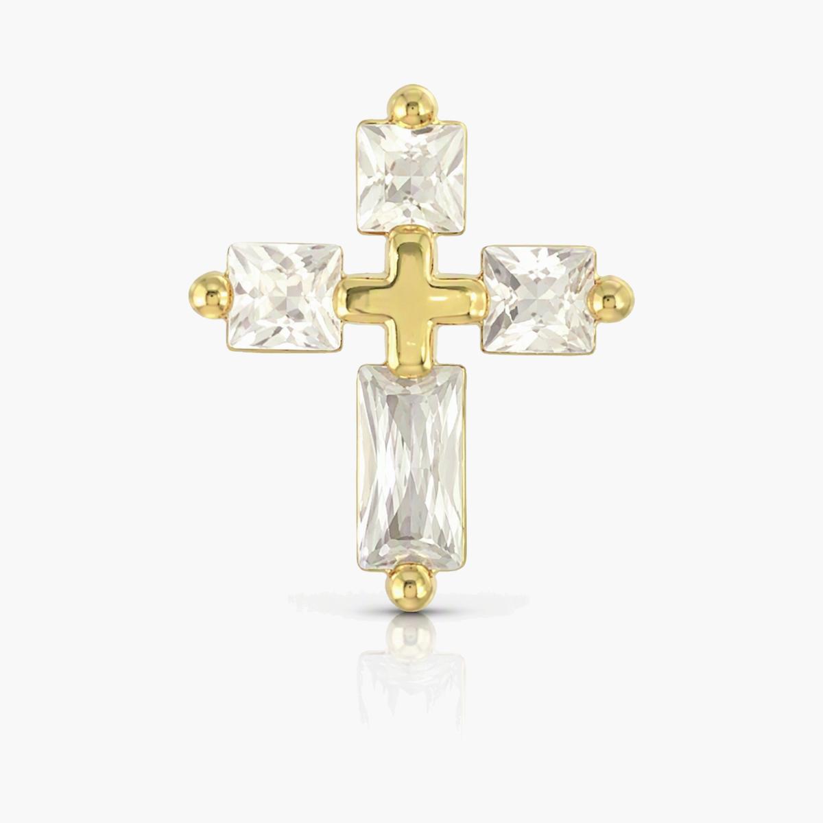Dainty Cross Stud Earrings