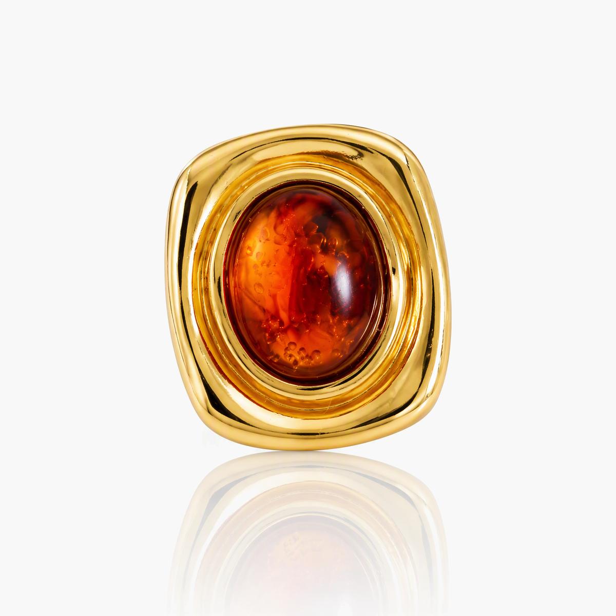 Vintage Square Frame Stud Earrings