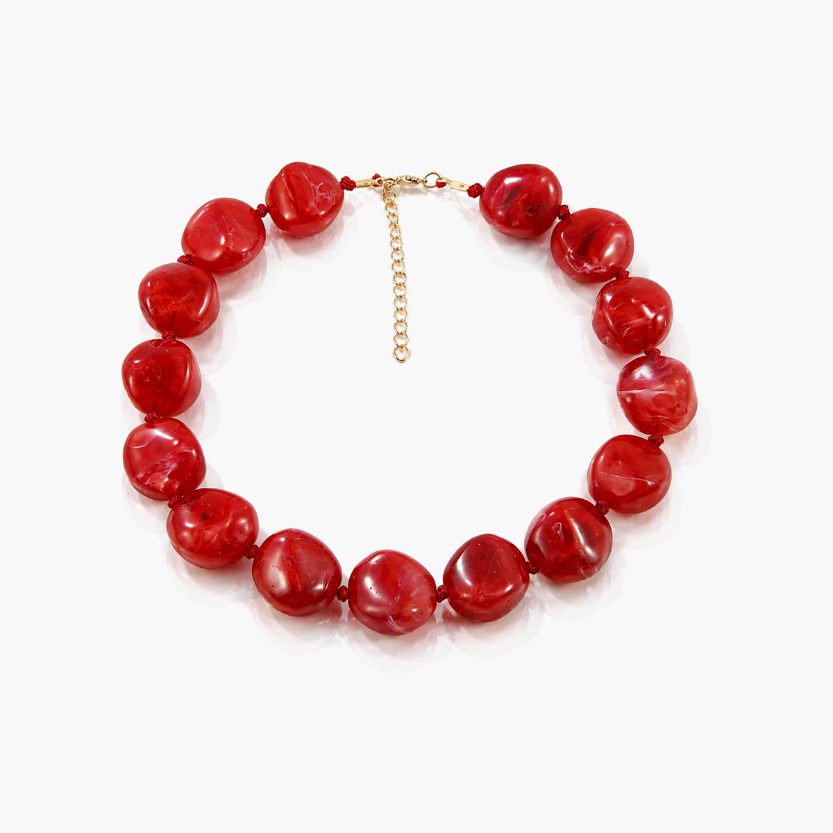 Boho Beaded Chain Necklace