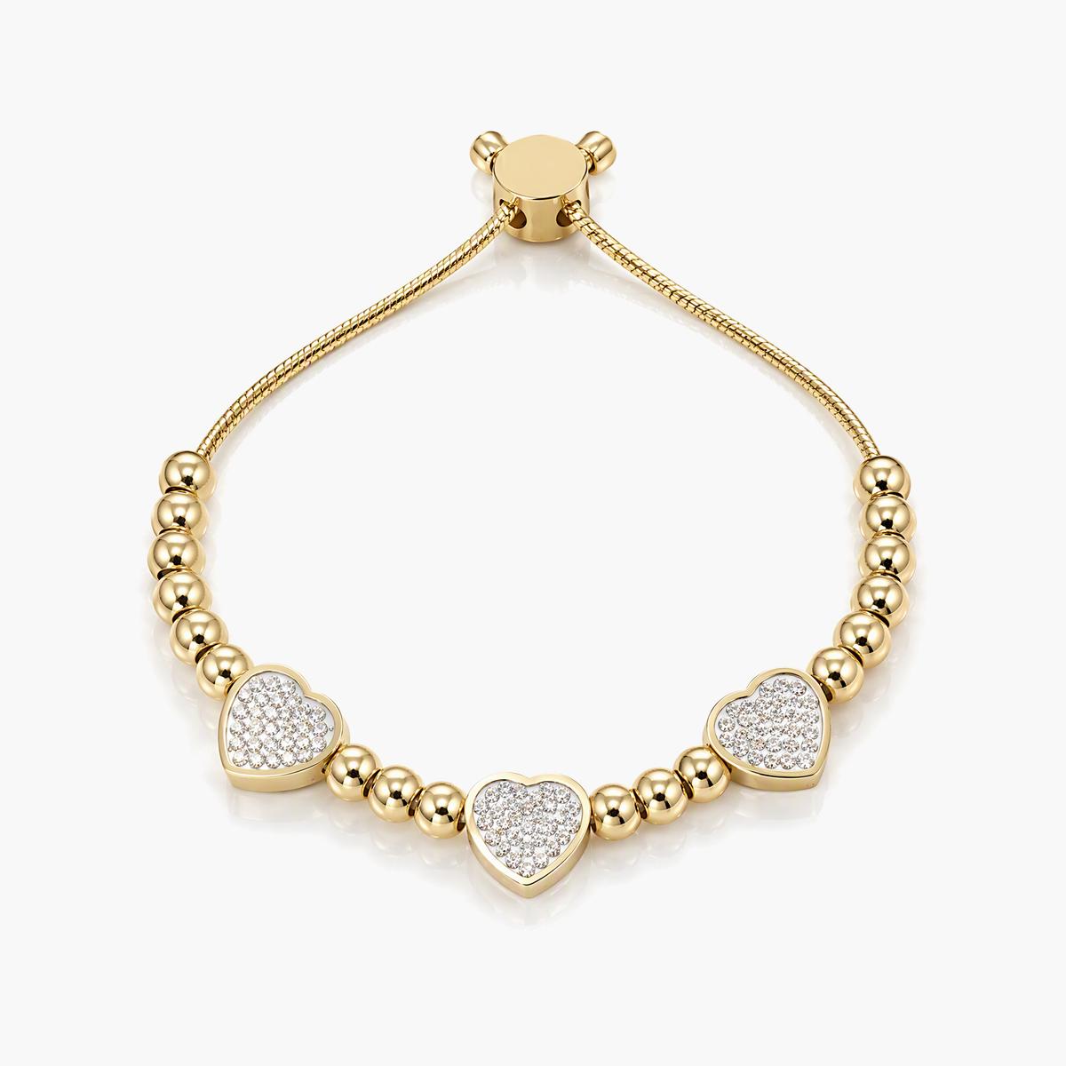 Cute Heart Charm Bracelet
