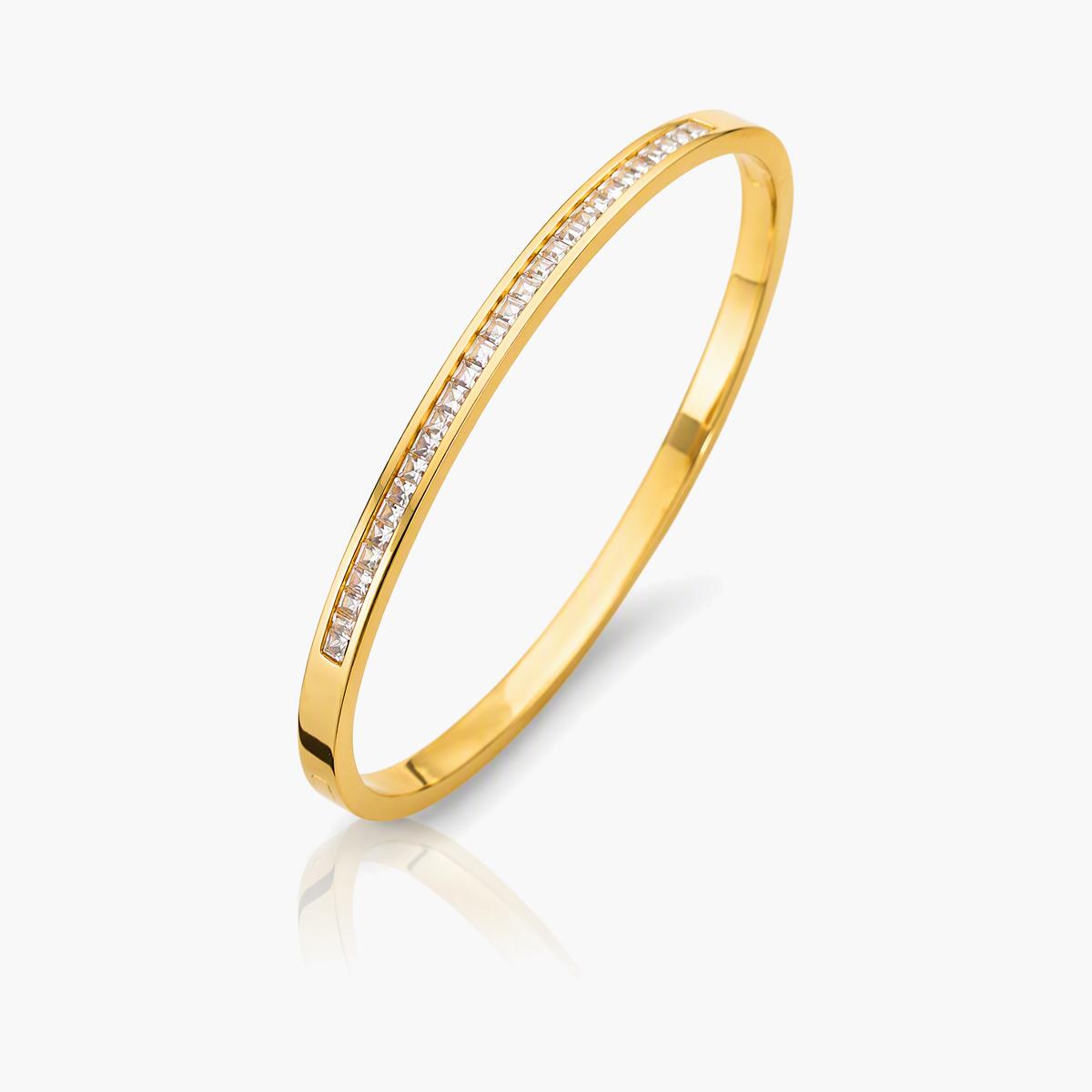 Four-Leaf Clover Bangle
