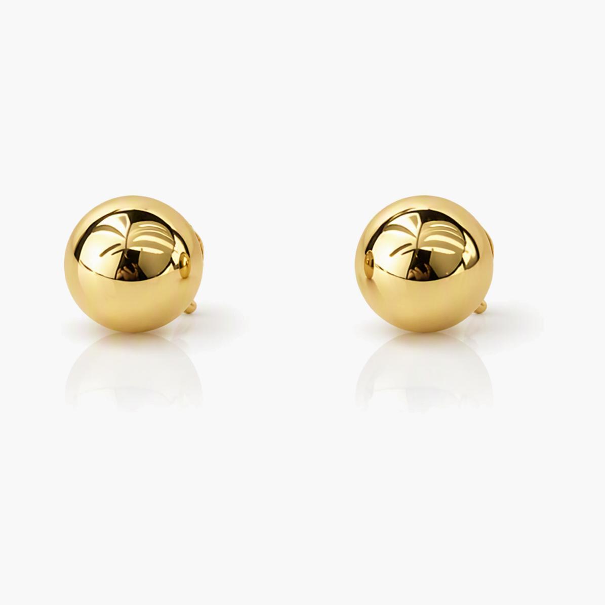 Minimalist Sphere Stud Earrings