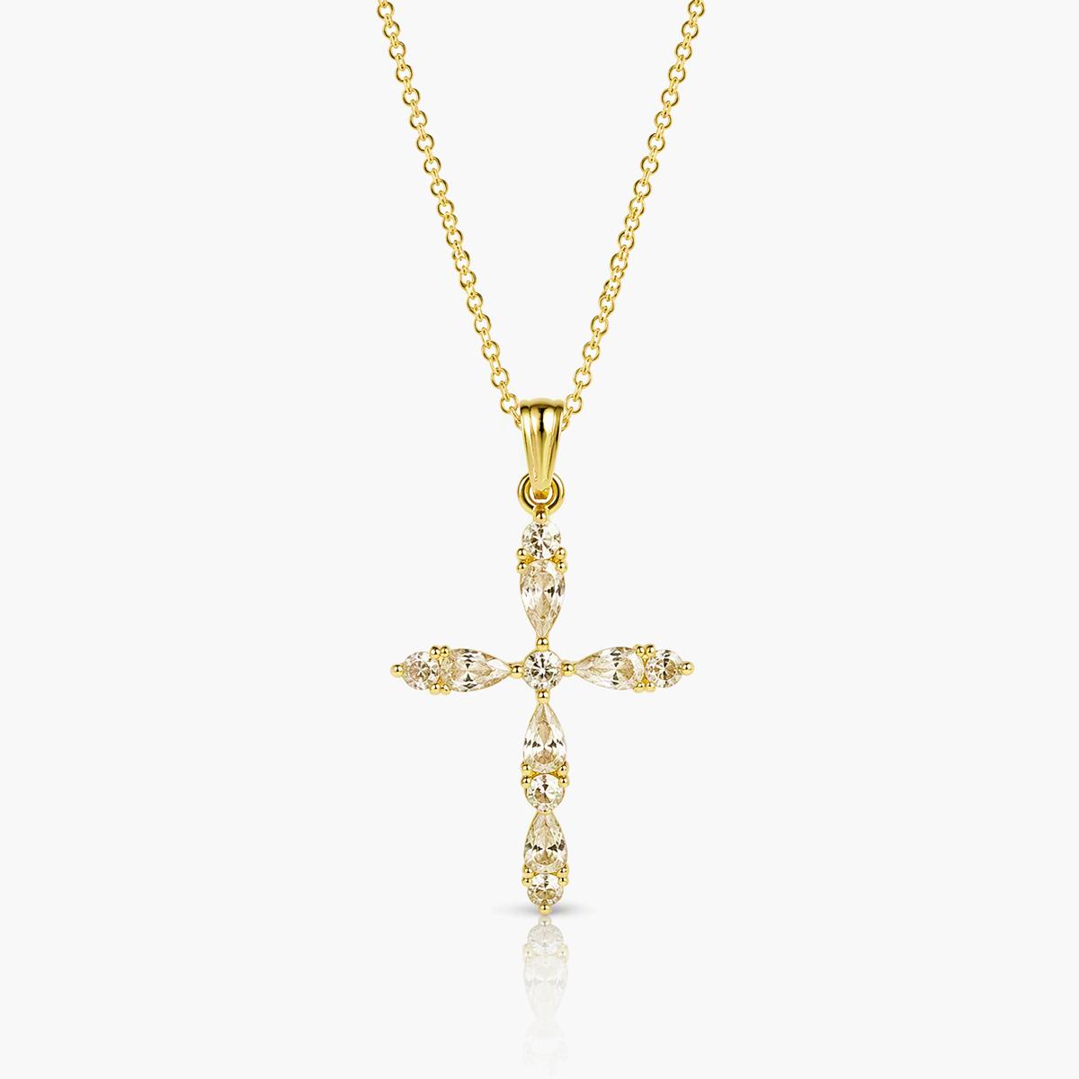 Elegant Cross Pendant Necklace