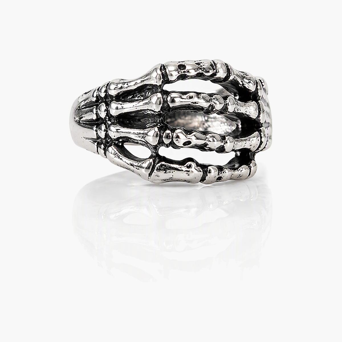 Vintage Skull And Coffin Ring