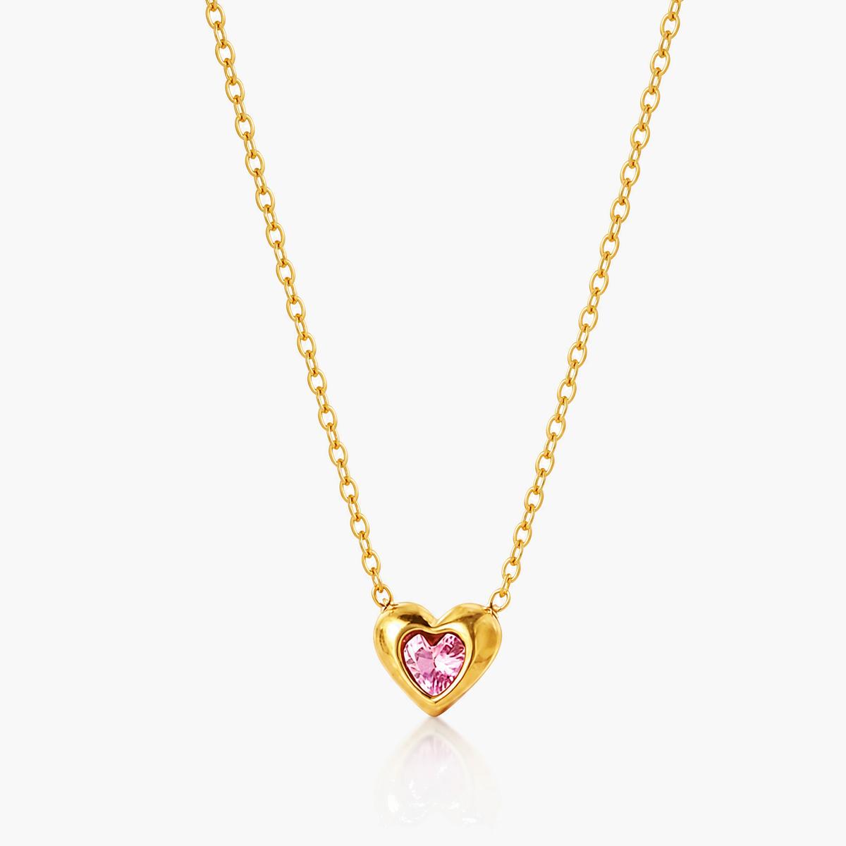 Dainty Heart Pendant Necklace