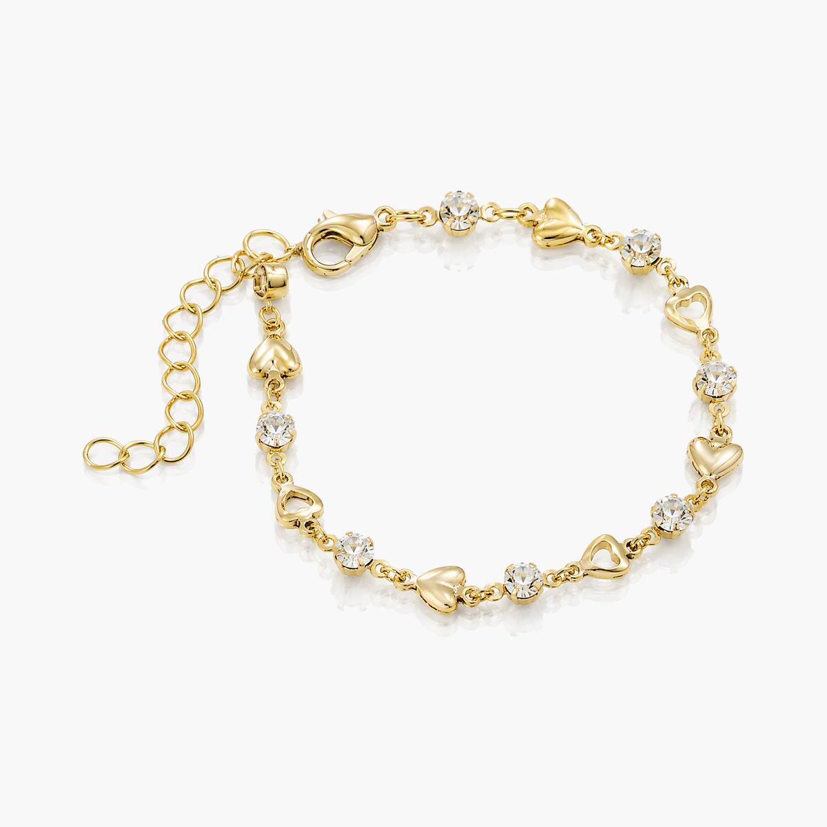 Dainty Heart Charm Bracelet