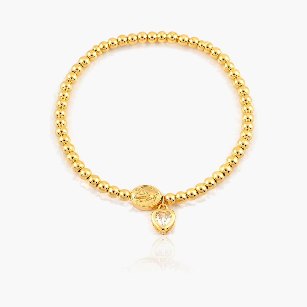Dainty Heart Charm Bracelet