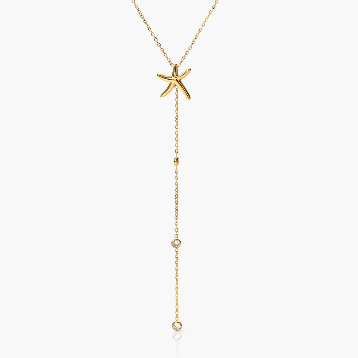 Dainty Starfish Y-Necklace