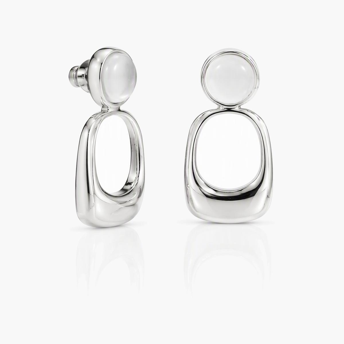 Minimalist Geometric Link Earrings