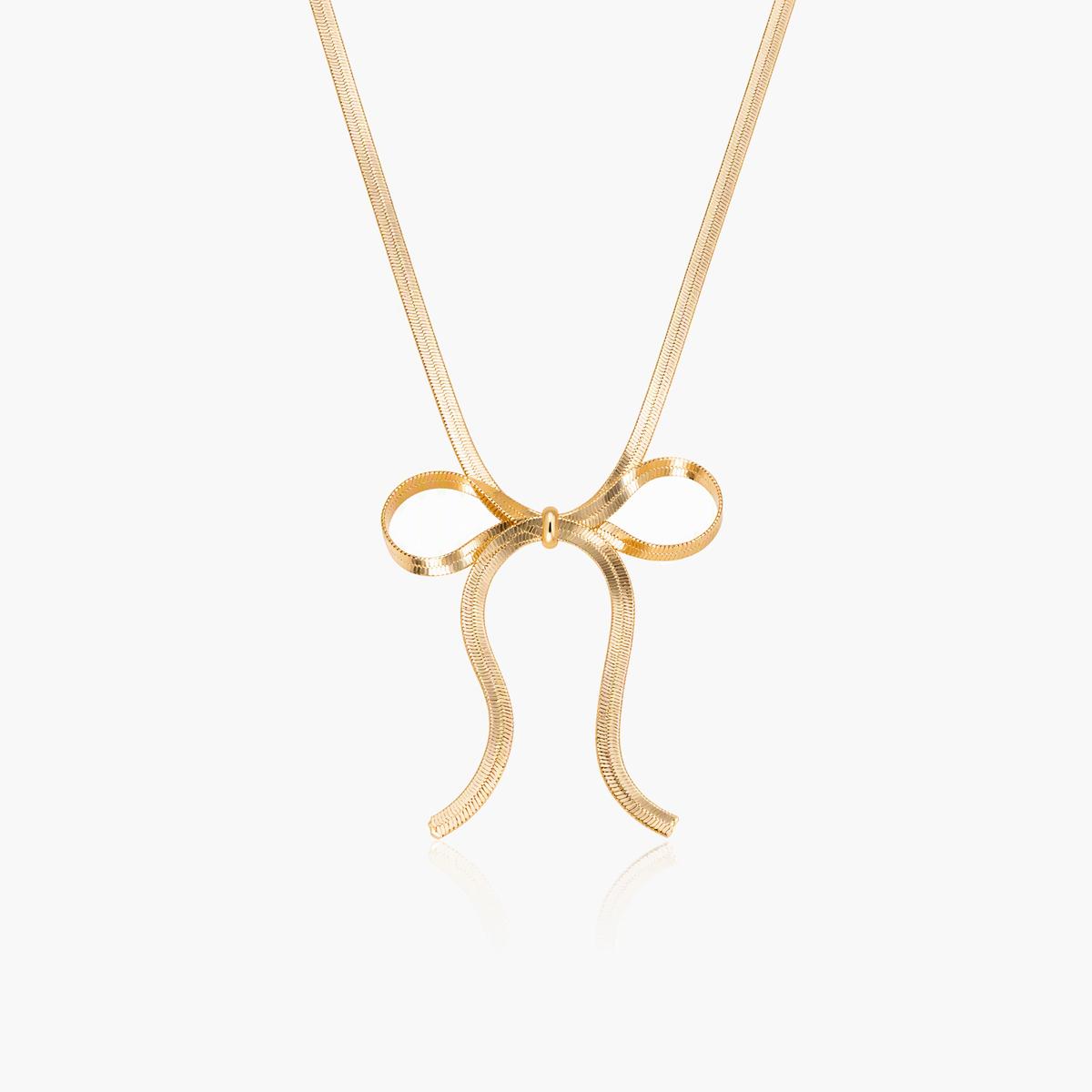 Dainty Bow Knot Necklace