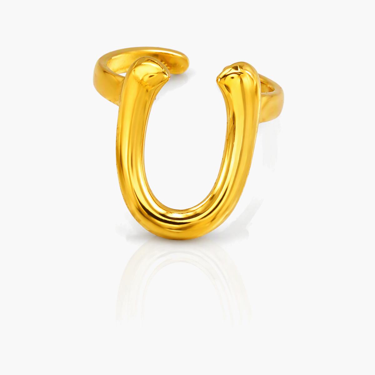 Trendy Horseshoe Open Ring