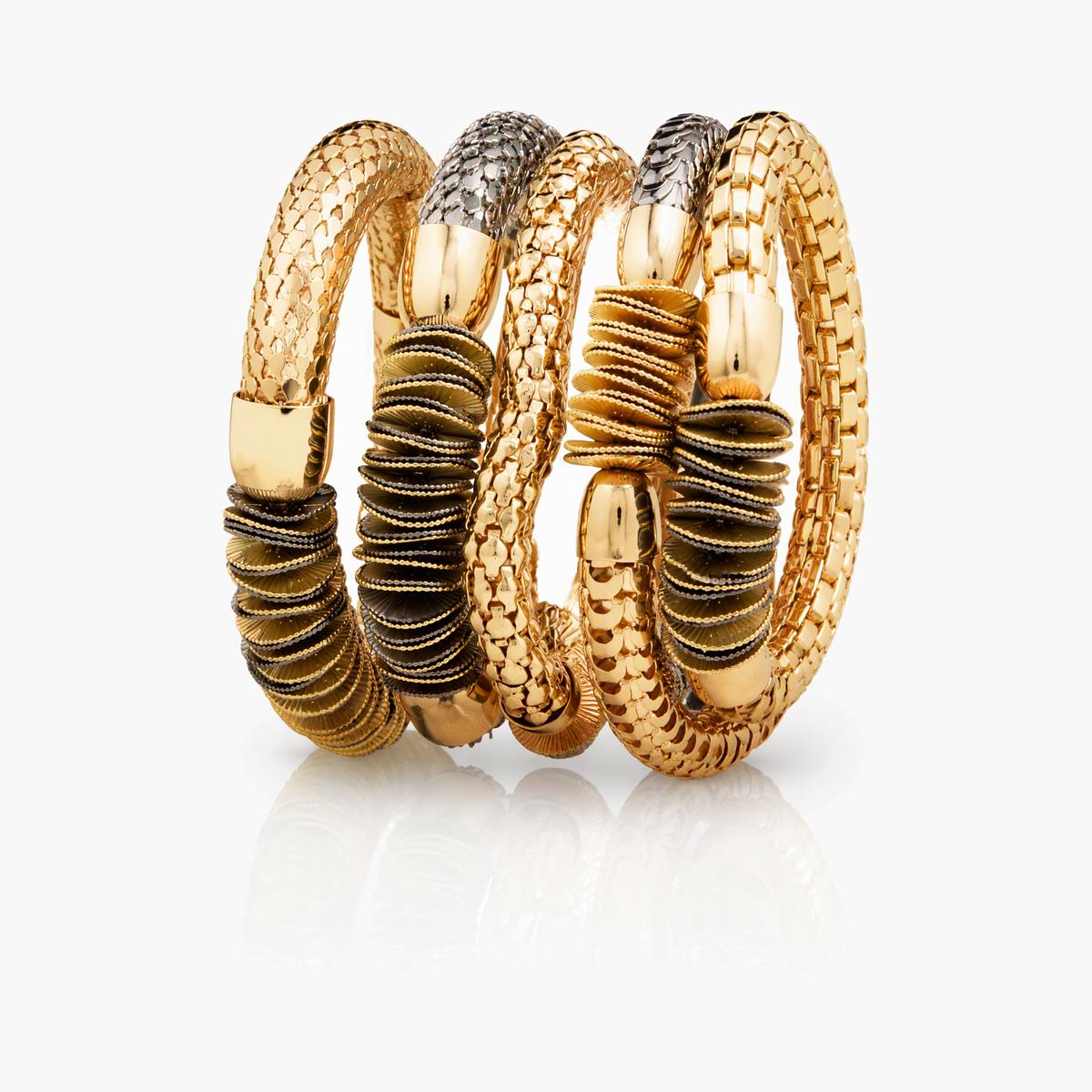 Chunky Textured Bangle