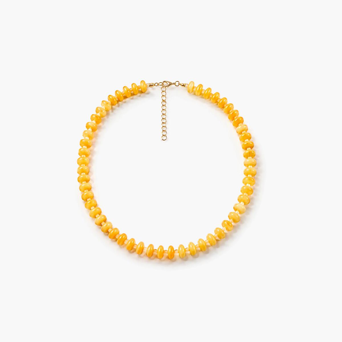 Boho Beaded Chain Necklace