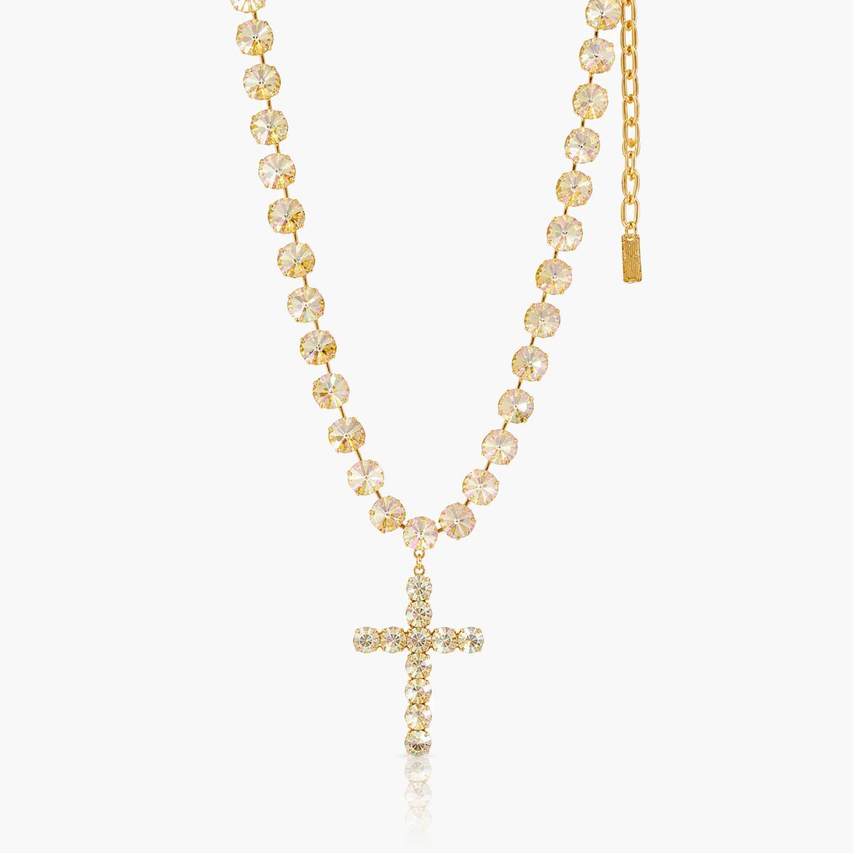Layered Cross Necklace