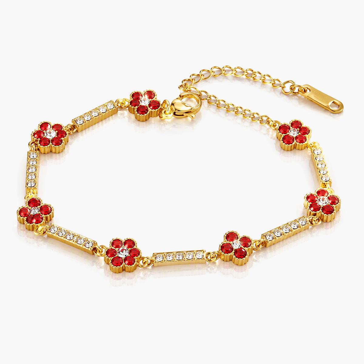 Dainty Four-Leaf Clover Bracelet