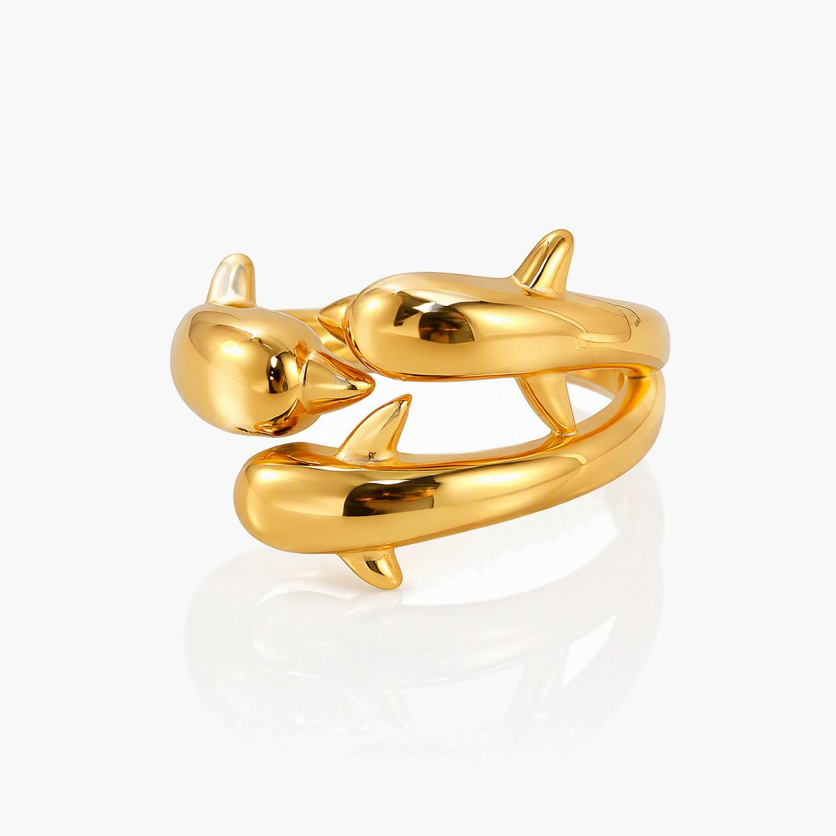 Trendy Mixed Motif Ring