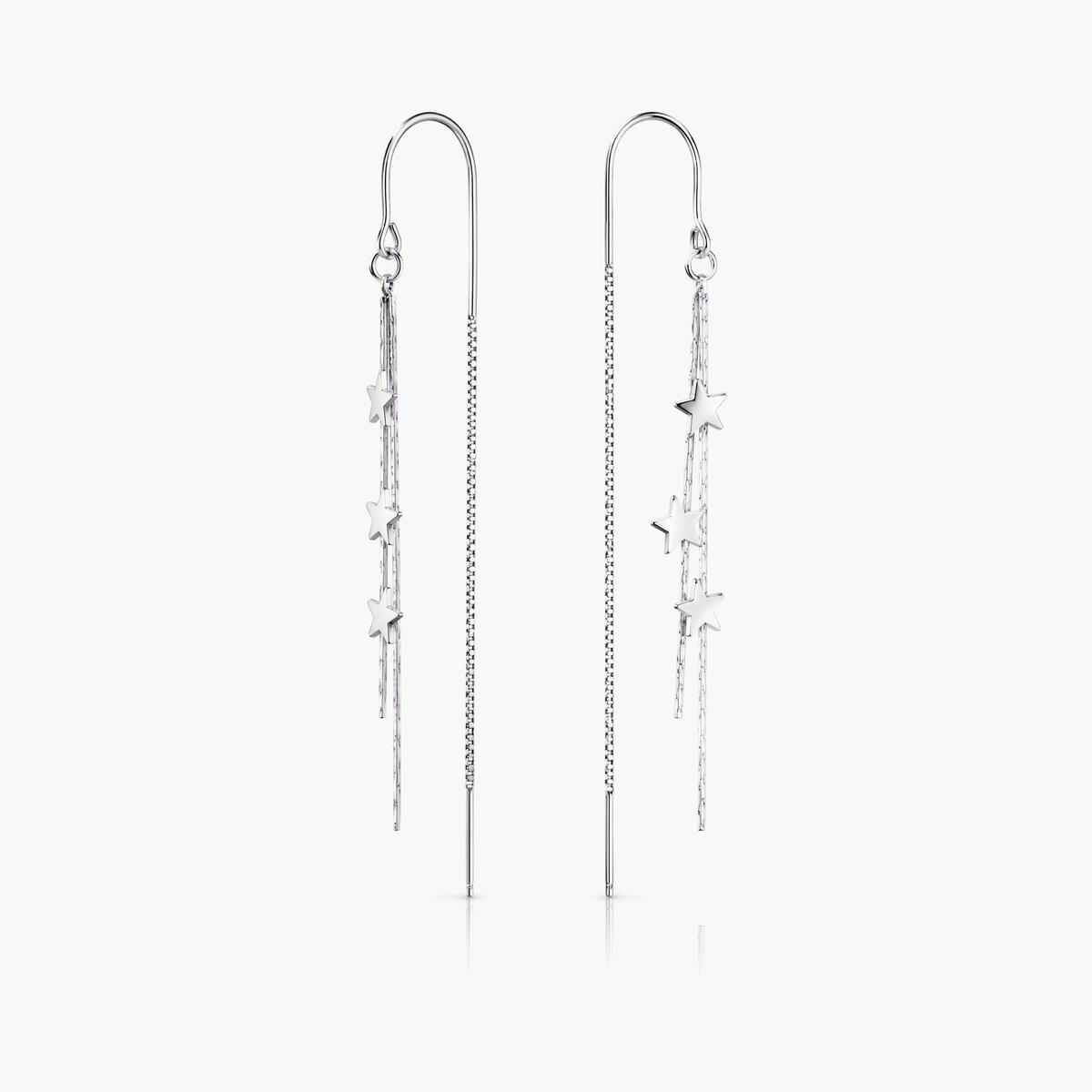 Dainty Star Threader Earrings