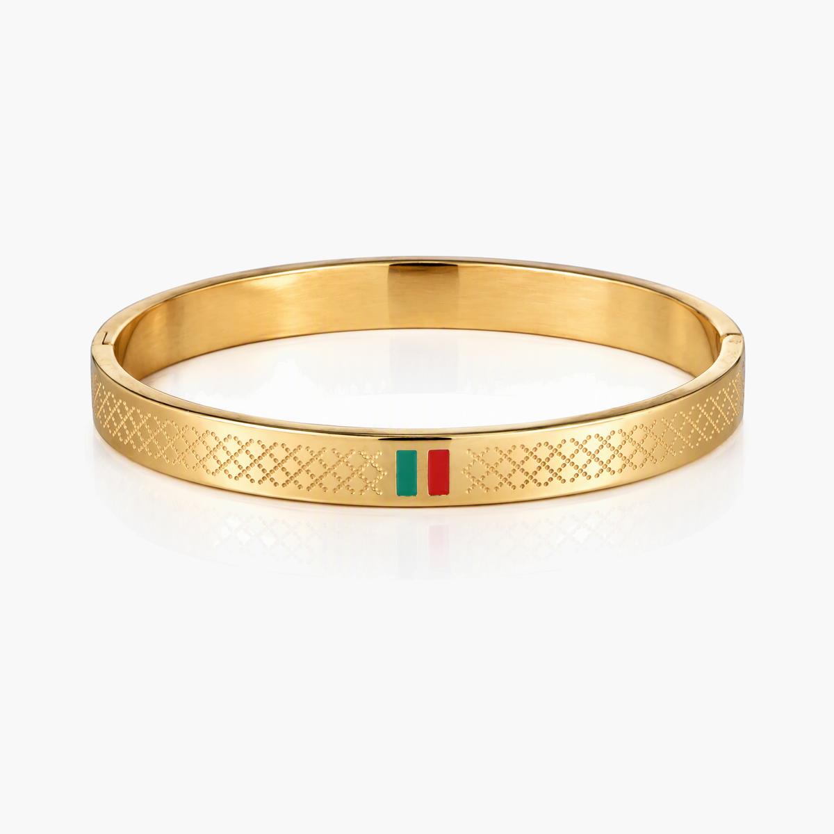 Minimalist Engraved Bangle