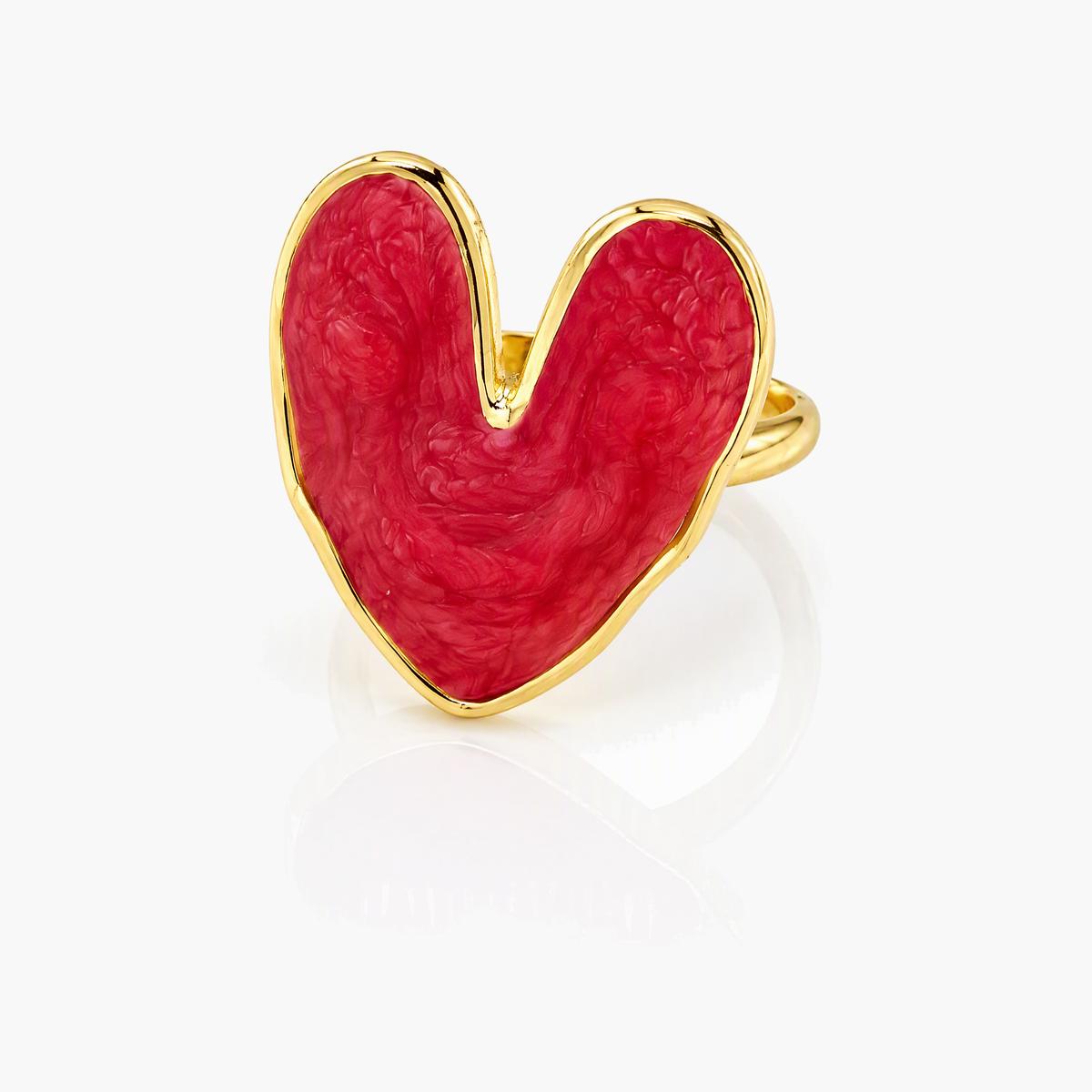 Trendy Heart Ring