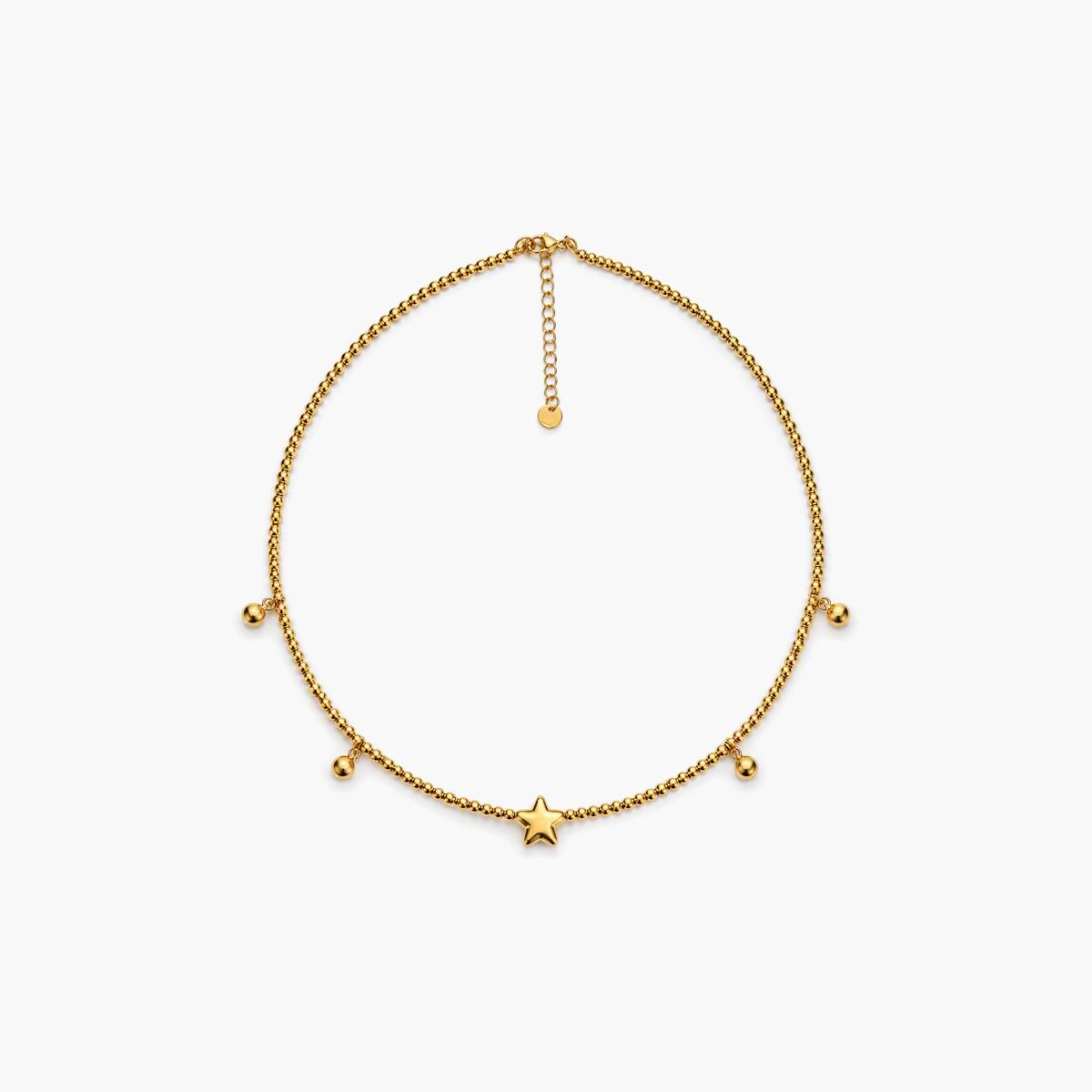 Dainty Star Beaded Necklace