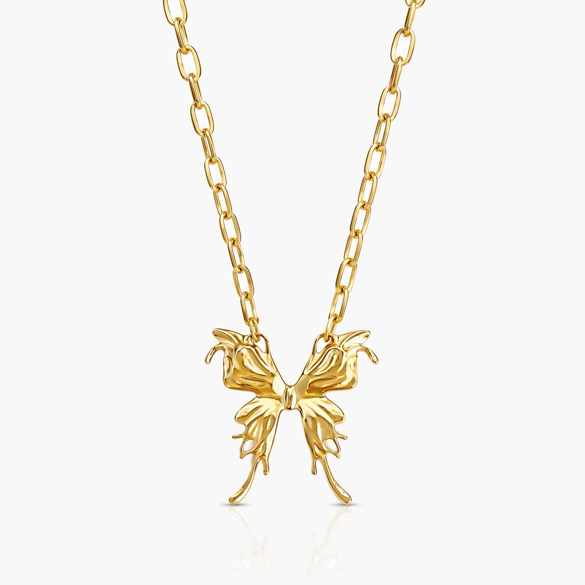 Trendy Butterfly Pendant Necklace