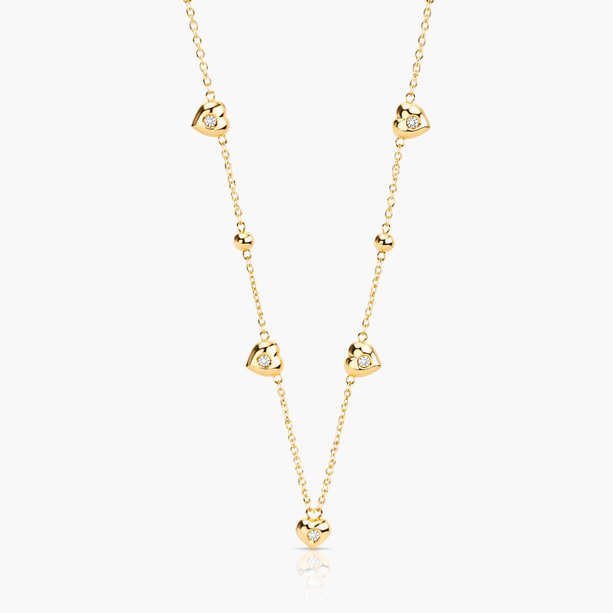 Dainty Heart Charm Necklace