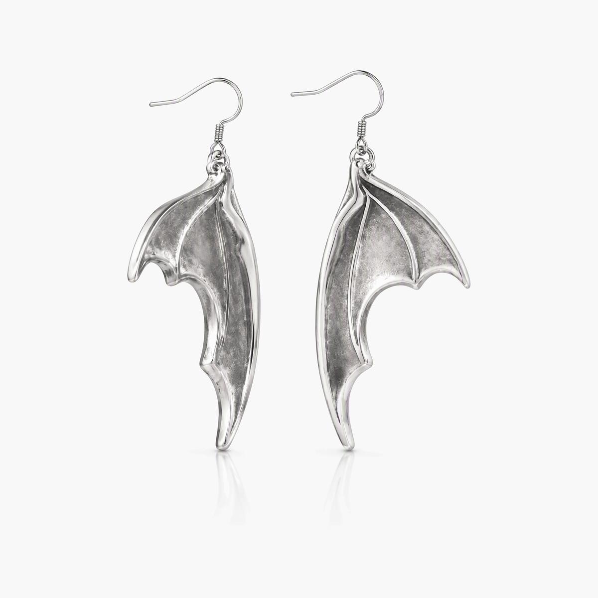 Trendy Dragon Wing Drop Earrings
