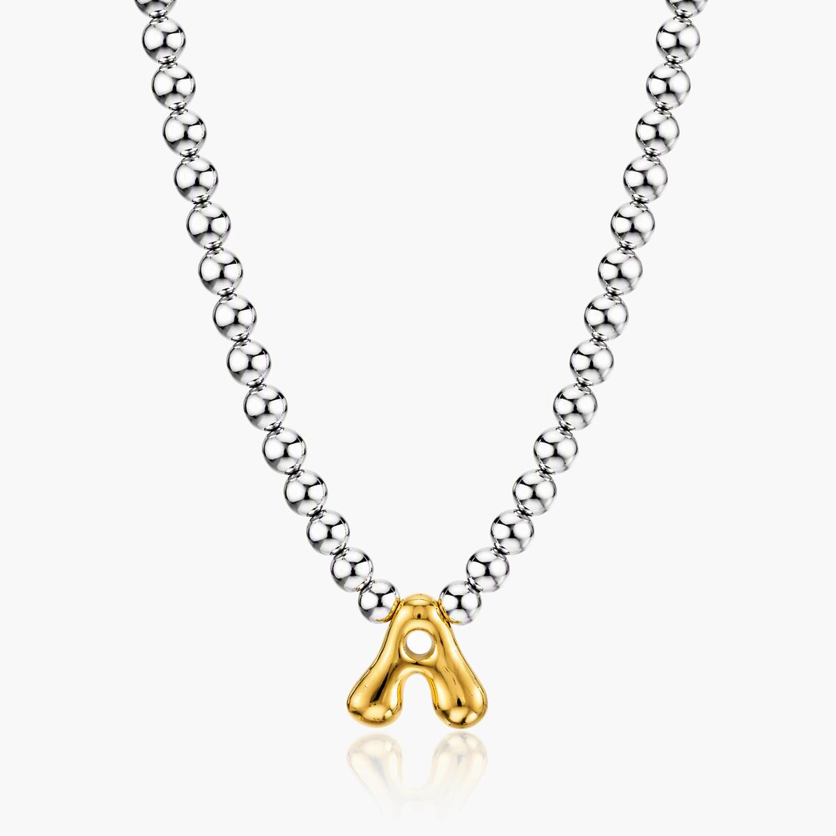 Trendy Letter Charm Necklace