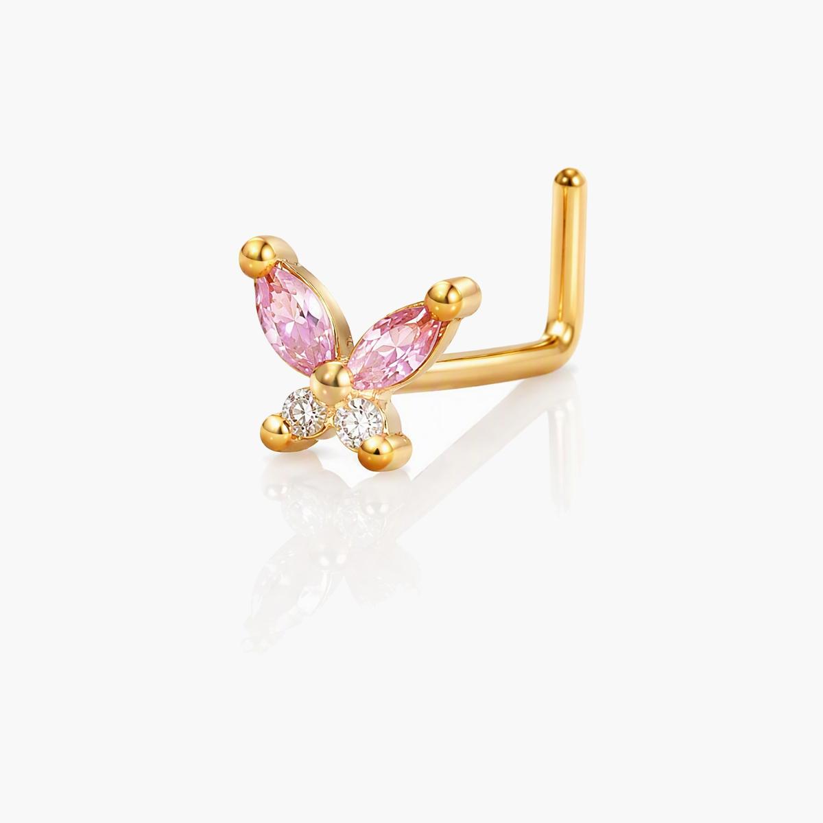 Cute Butterfly Nose Stud