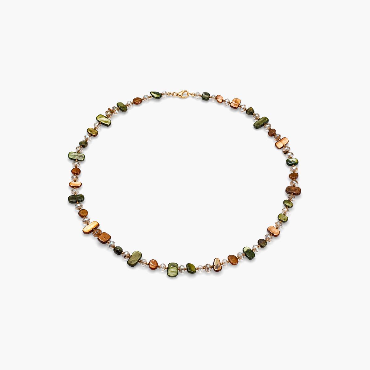 Boho Irregular Chip Bead Necklace
