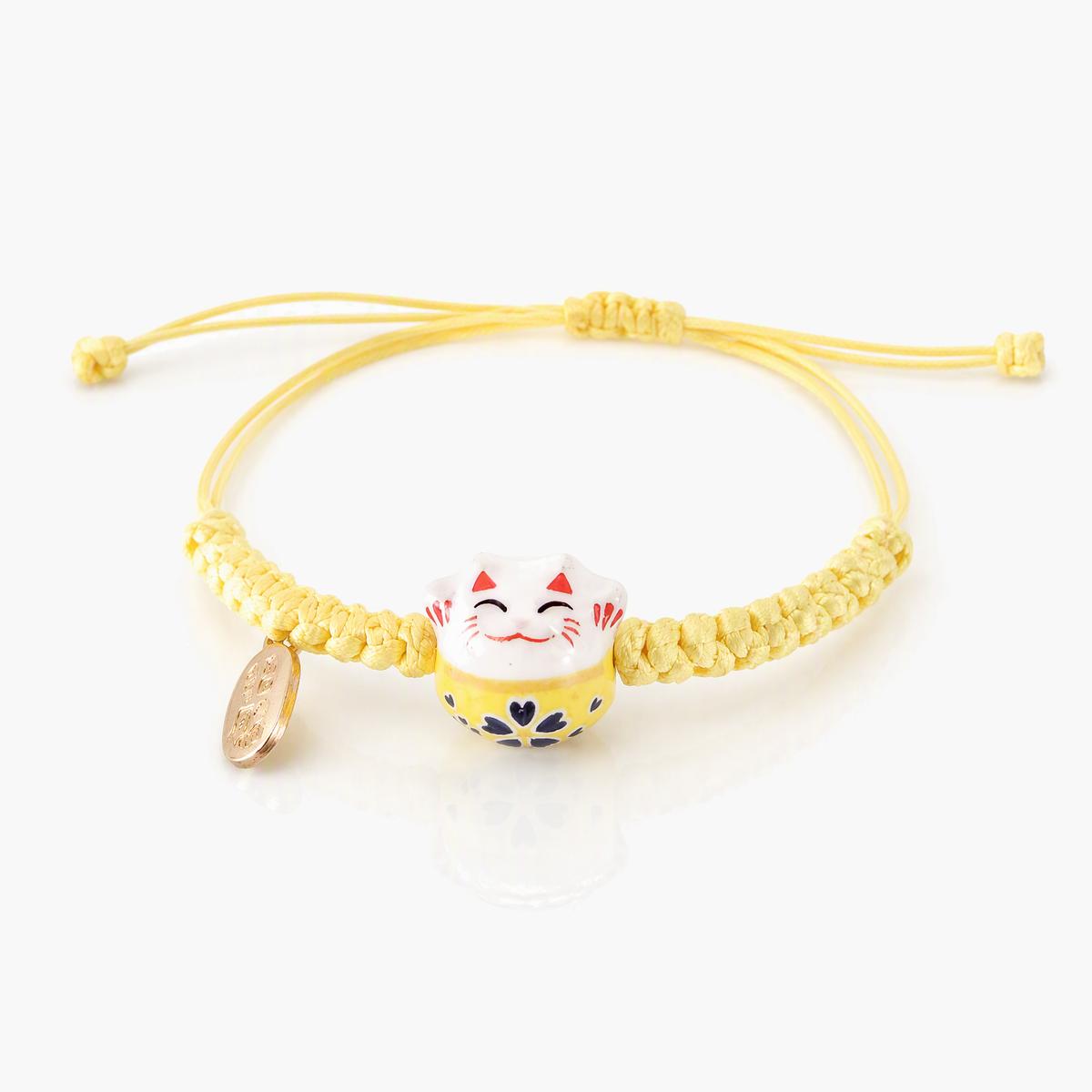 Cute Lucky Cat Charm Bracelet