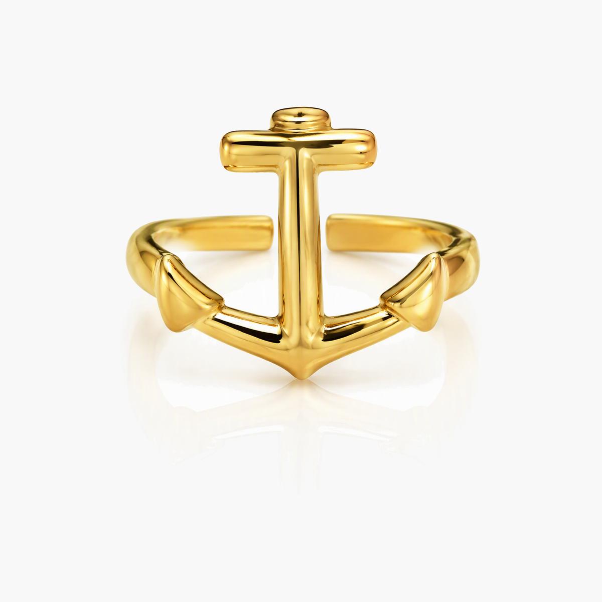Trendy Anchor Shape Ring