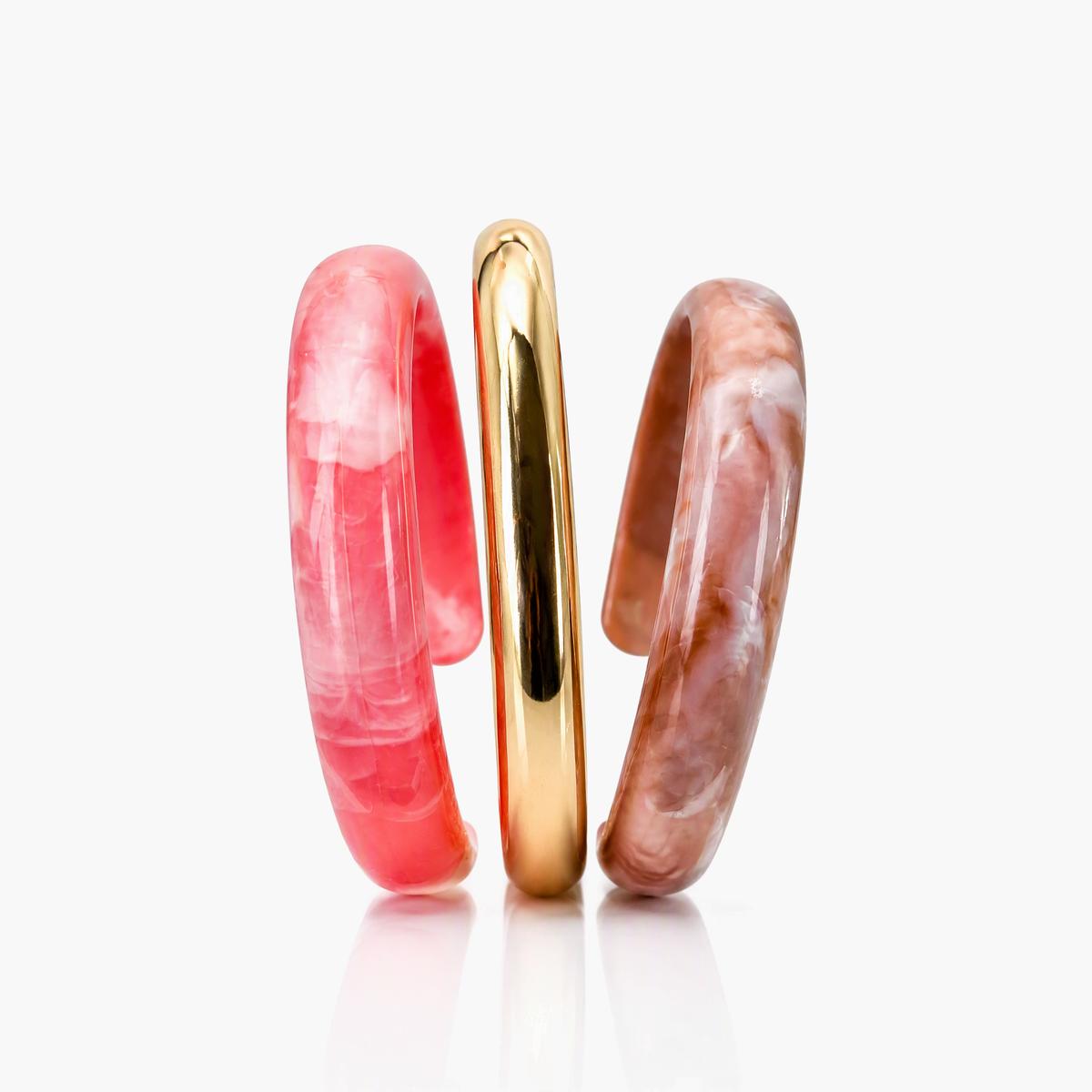 Trendy Solid Round Bangle