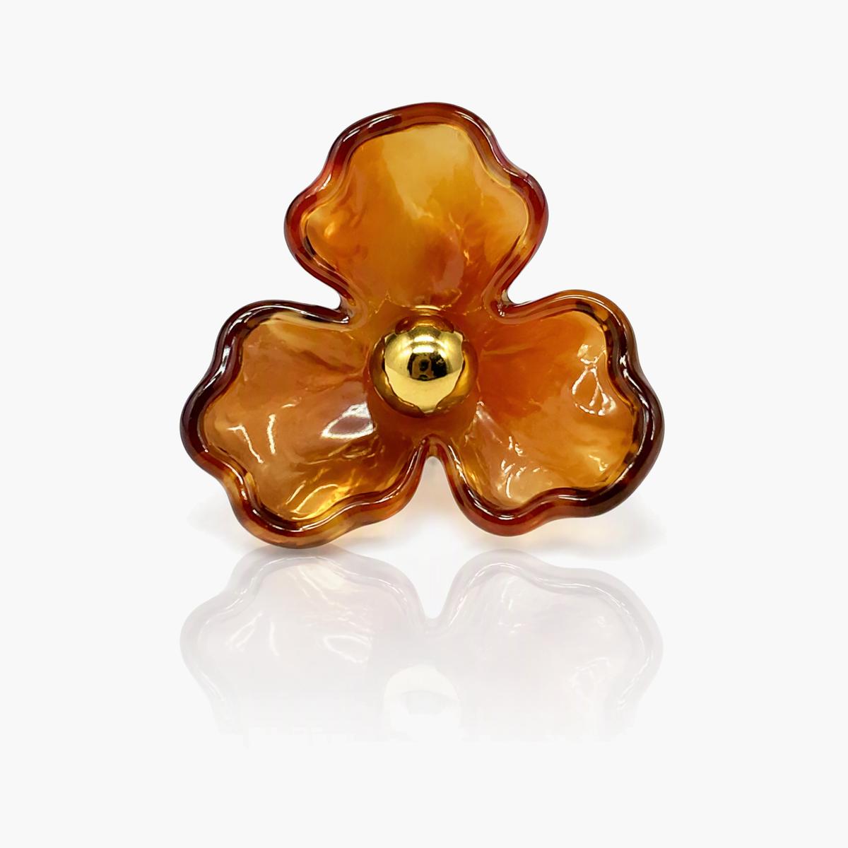 Vintage Flower Stud Earrings