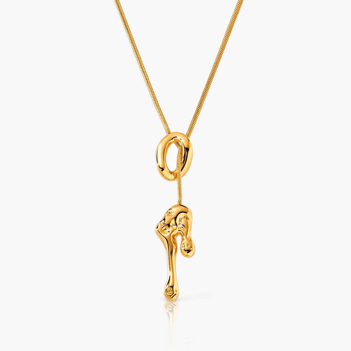 Trendy Infinity Drop Pendant Necklace