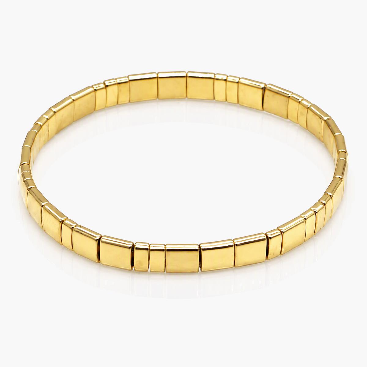Trendy Rectangular Block Bracelet