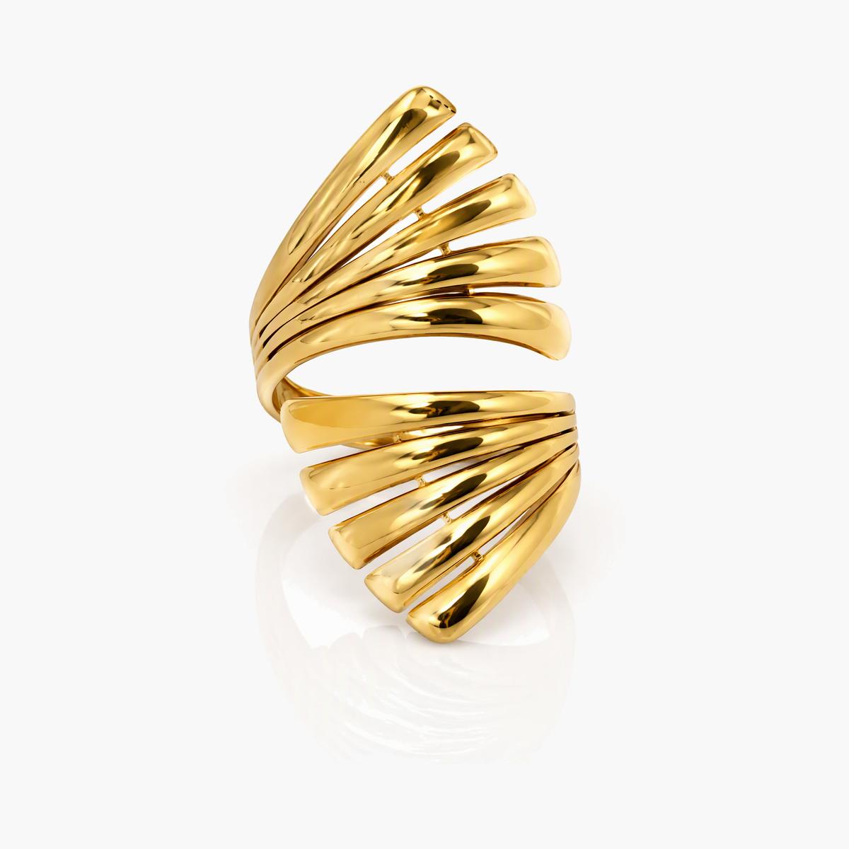 Trendy Multi Band Wrap Ring