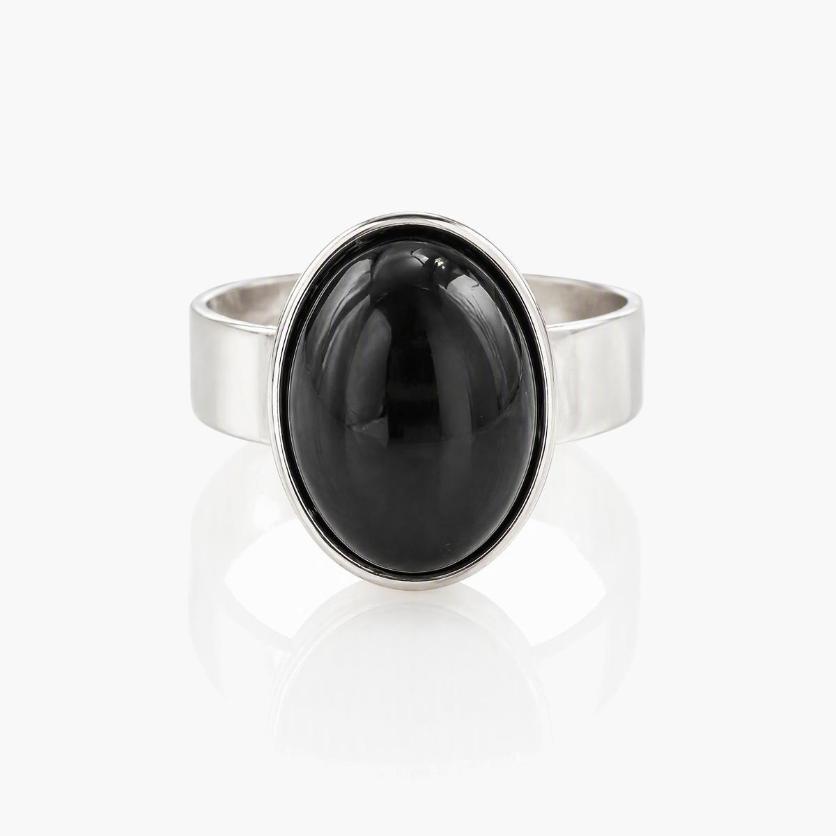 Minimalist Oval Stone Ring