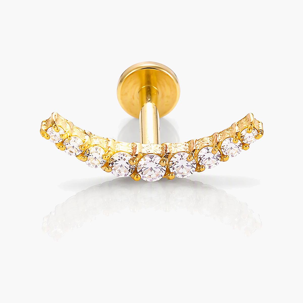 Dainty Heart & Flower Cartilage Earring