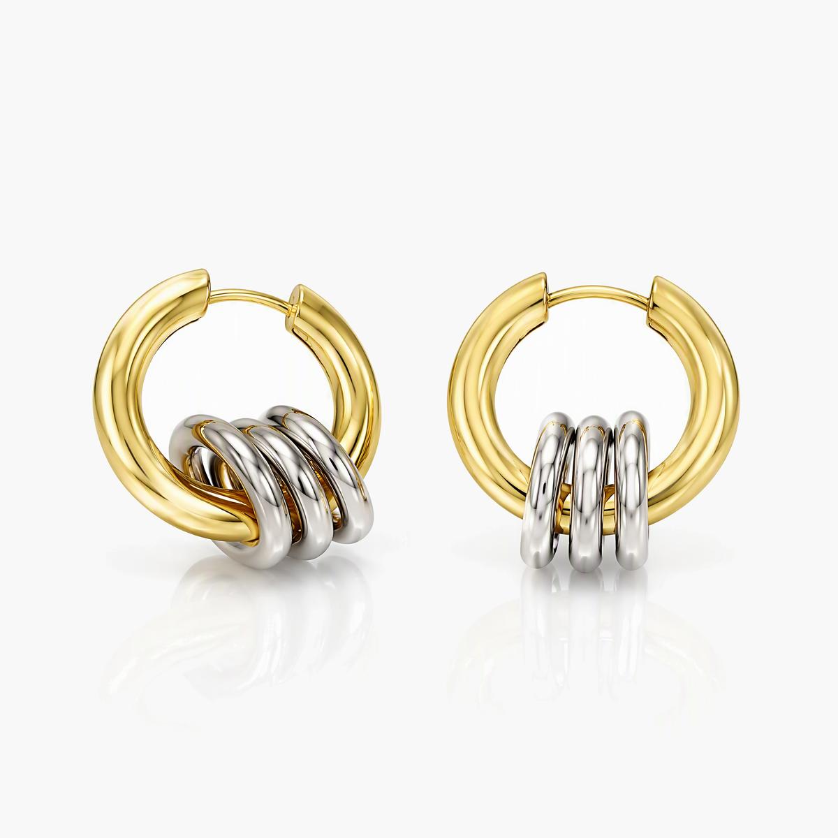 Love Knot Huggie Earrings