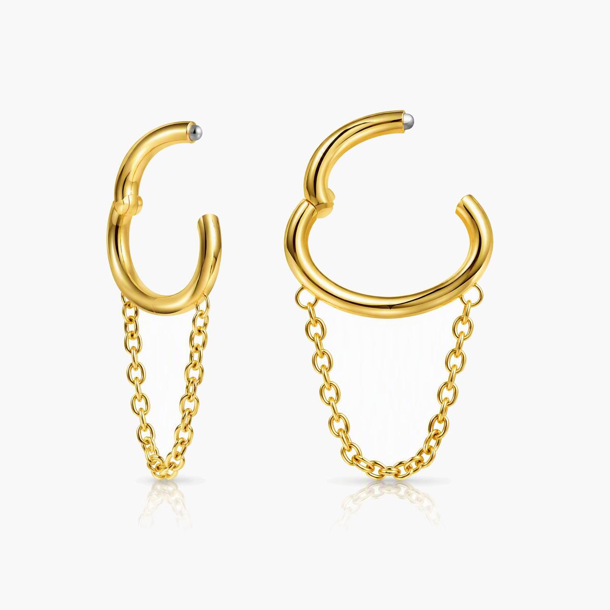 Dainty Chain Drop Ear Cuff