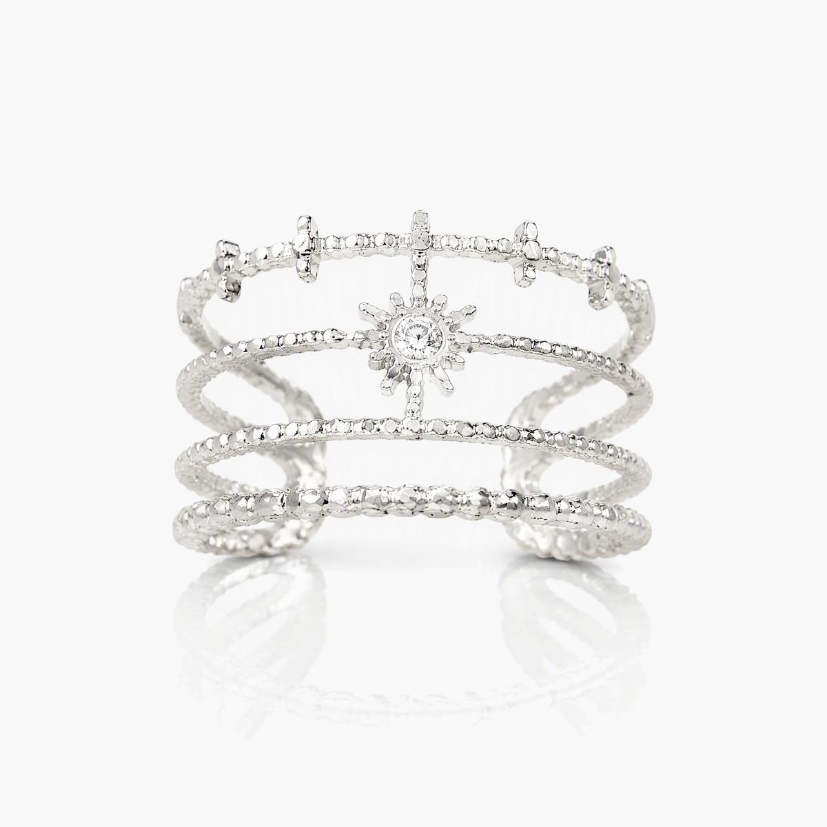 Trendy Star & Heart Ring