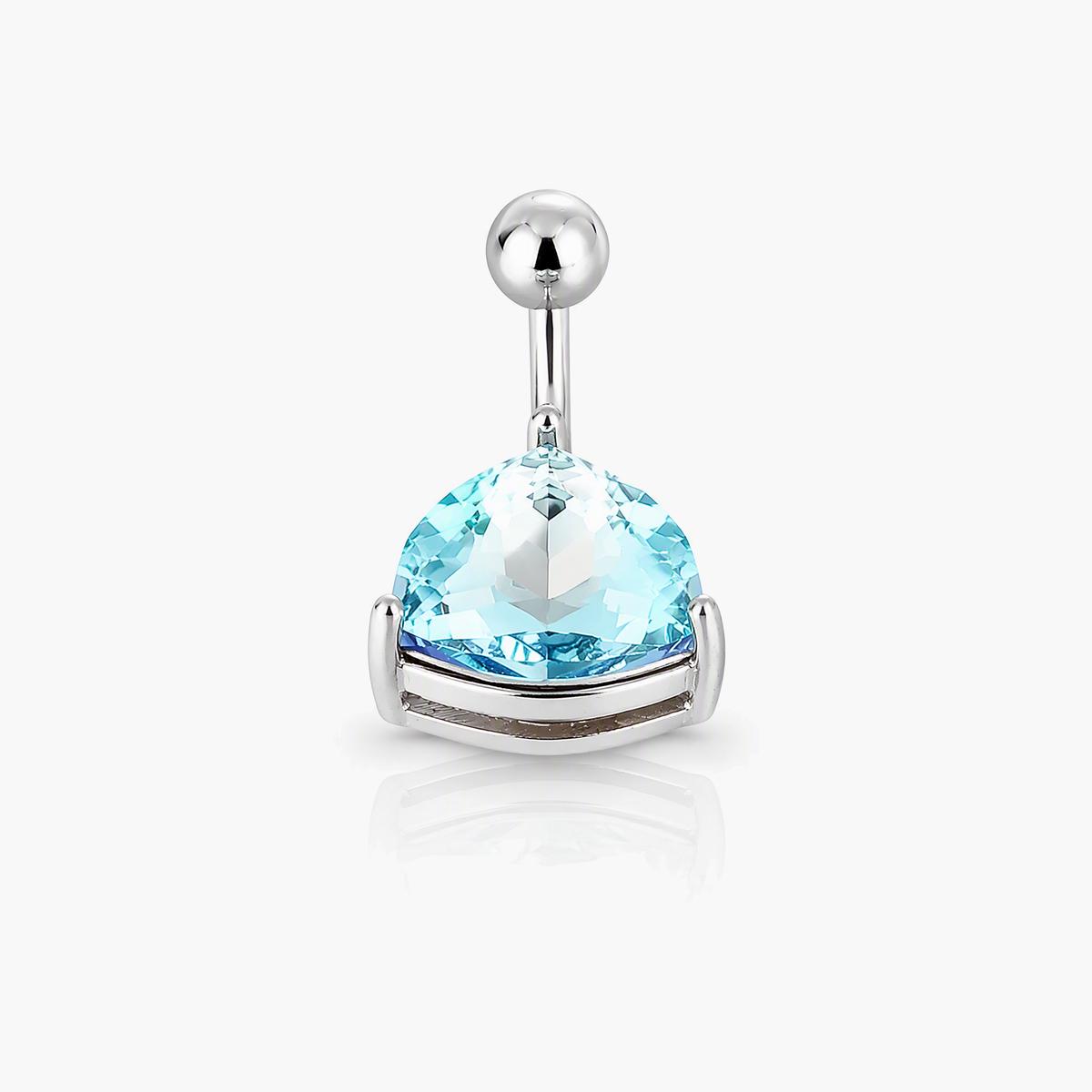 Cute Heart Gem Belly Ring