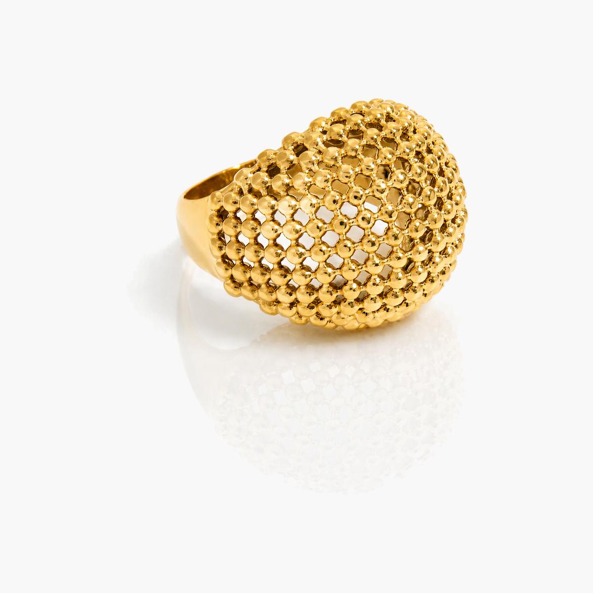 Chunky Beaded Dome Ring